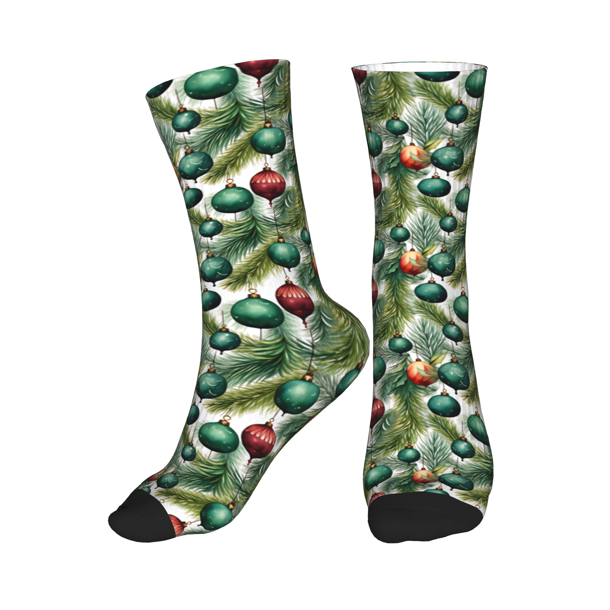 Dress Sock Men - Kaus Kaki Pria Motif Natal Lucu