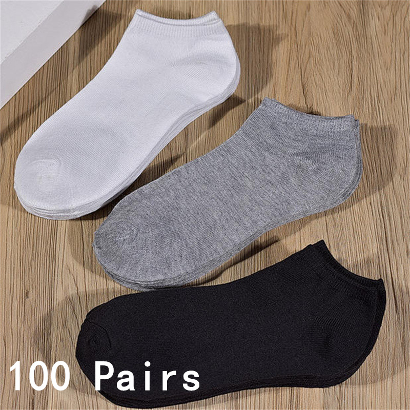Ankle Sock Low Cut - Grosir 50/100 Pasang Kaos Kaki Pendek