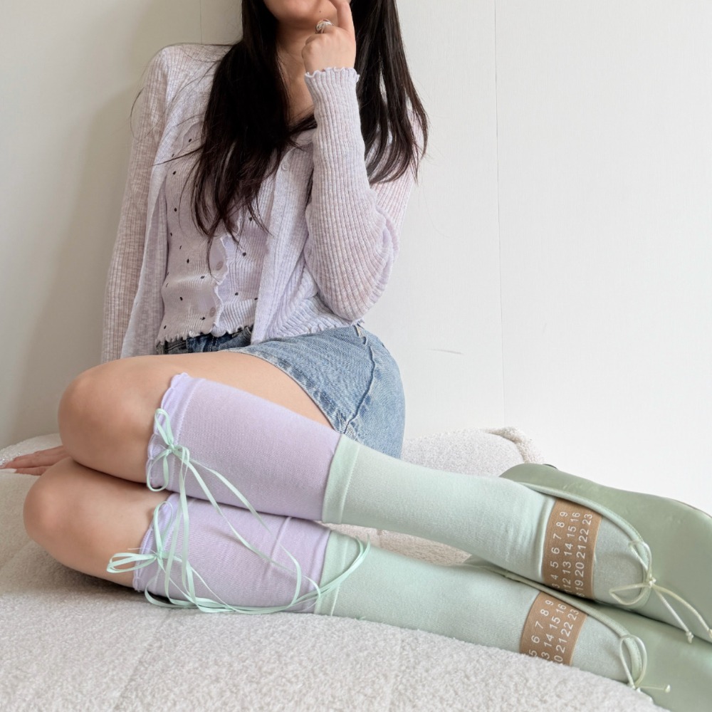 Kaus Kaki Wanita Model Balletc - Boot Sock Slouchy ulasan dan harga