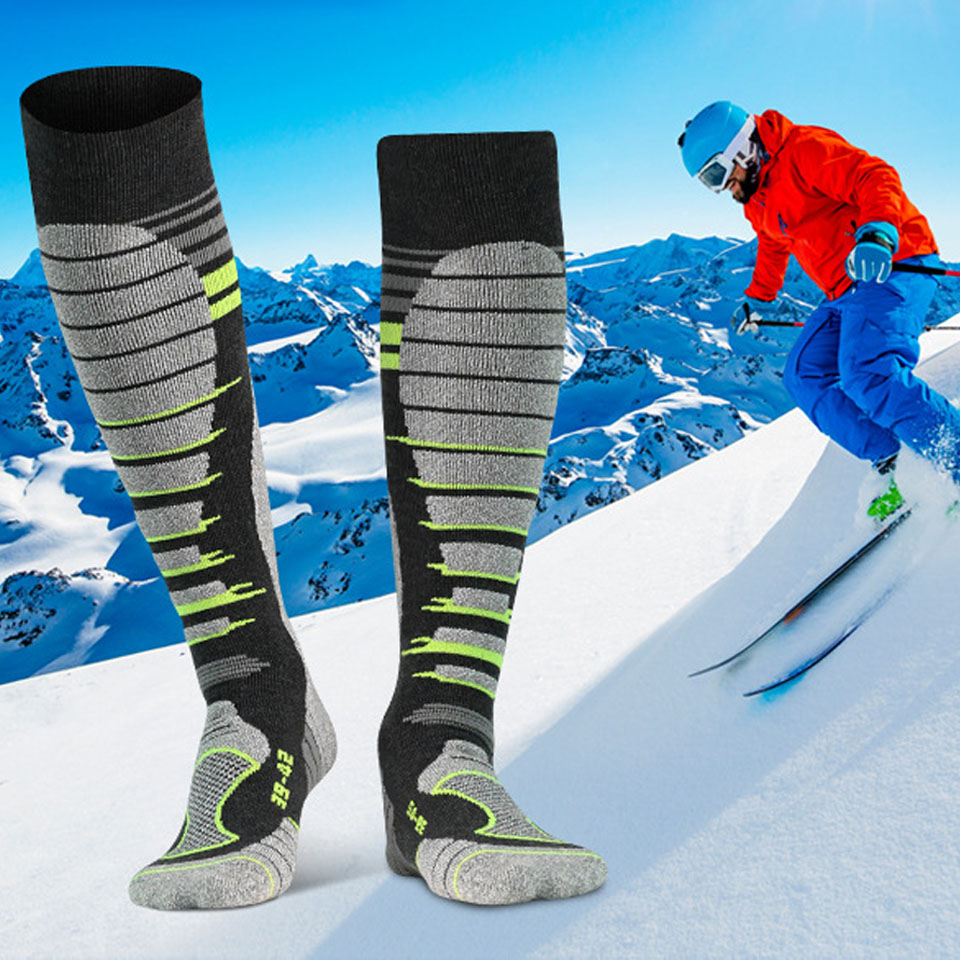 GTUBIKE 1 Pasang Kaos Kaki Ski - Wool Hiking Sock ulasan dan harga